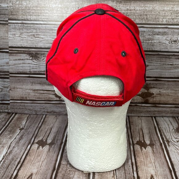 Vintage Chevrolet Racing Men's OS Hat Cap Strapback Black Red NASCAR Cars NWOT - Picture 4 of 6